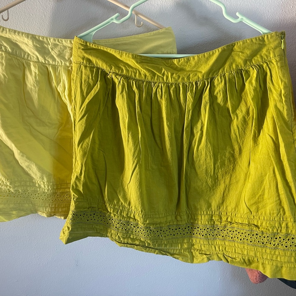 LOFT Olive Green Skirt